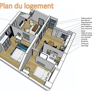 Elegant 3 Pieces - Parking Apartment